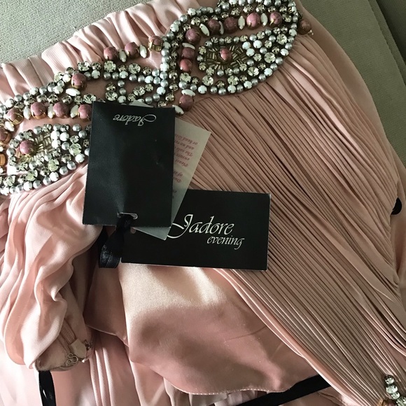 Jadore Beaded Prom Dress Size 4 - Picture 8 of 9